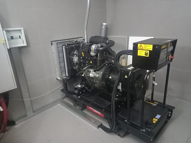 Пример монтажных работ под под ключ для ДГУ